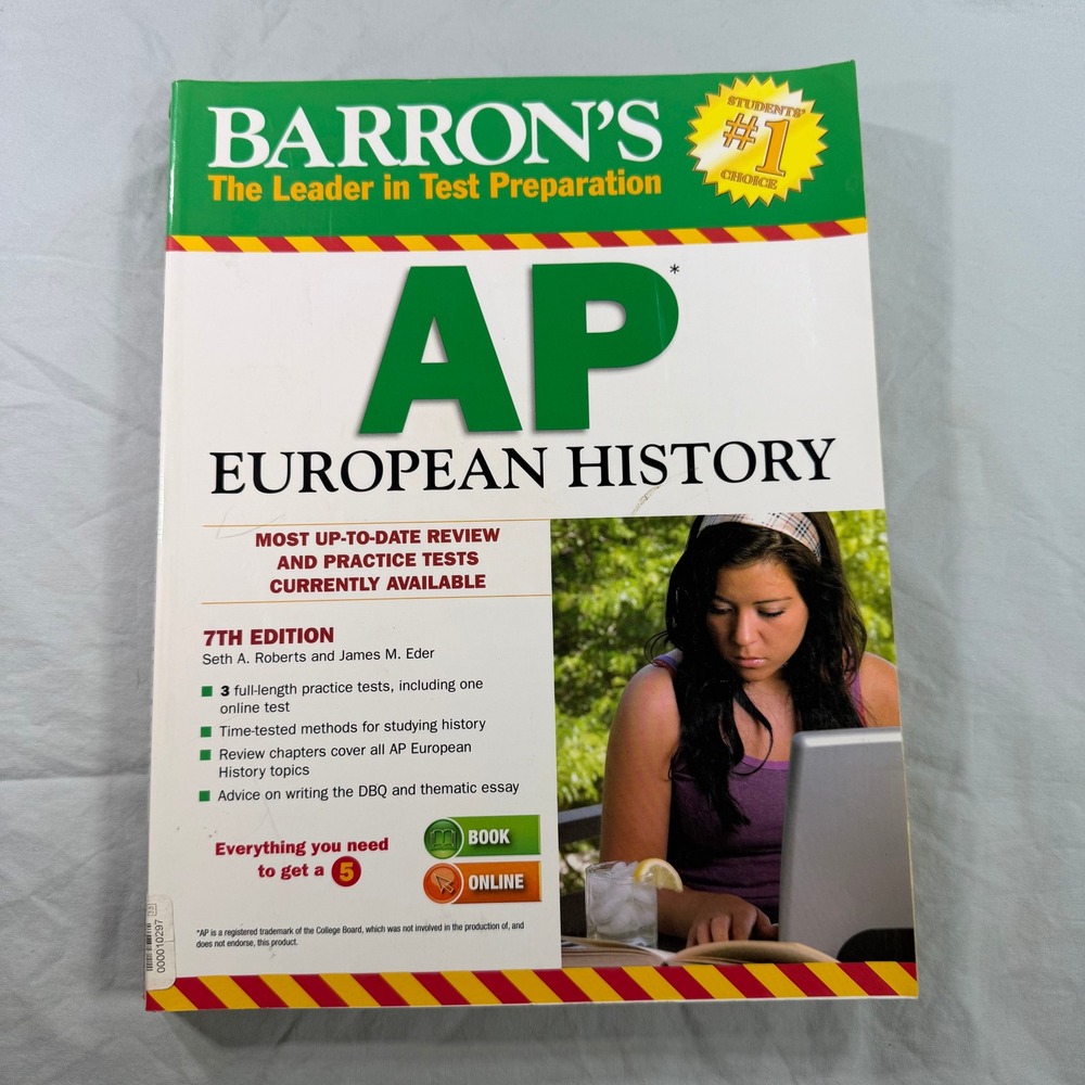 Barron's AP European History 7th Edition Seth Roberts James Eder Study Guide
